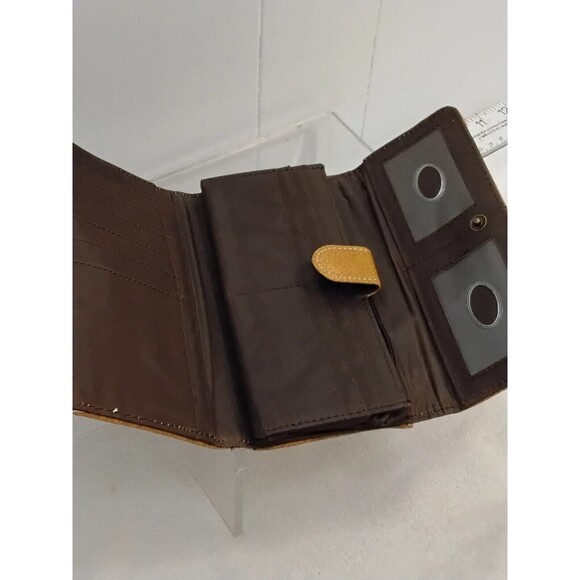 BOC Born Concept Vegan Trifold Leather Wallets - Picture 3 of 5